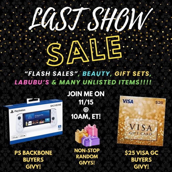 🚨PS BACKBONE & $25 VISA GC..BUYER'S GIVYS🚨 - Picture 1 of 2